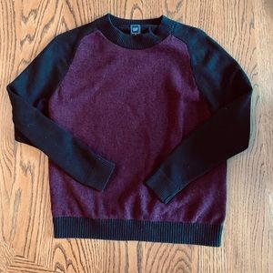 Gap color block sweater size M 6 like new